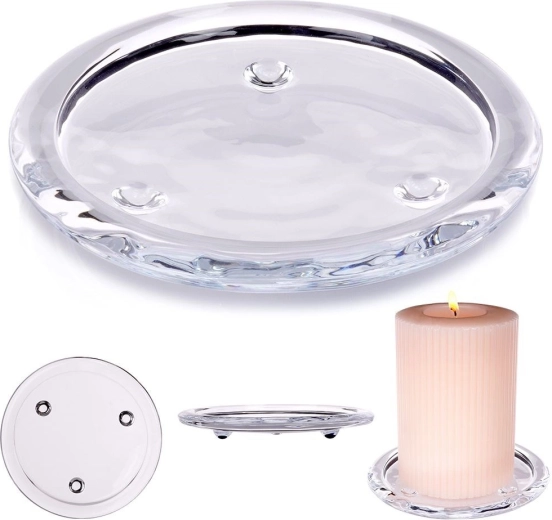 Elegancia transparente para cada vela