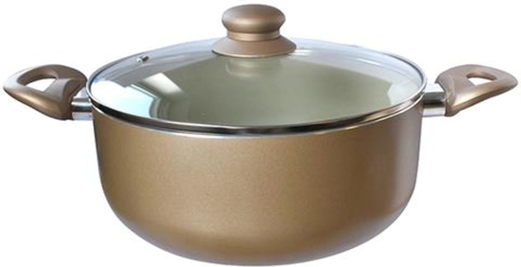 Cazo con superficie cerámica antiadherente 2,4 l, 20 cm, champán
