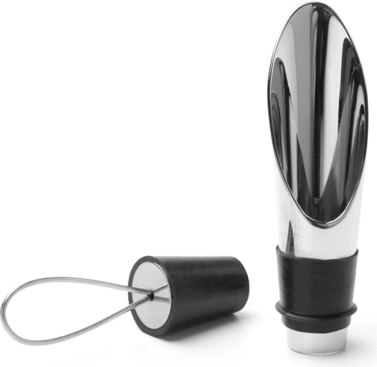 2 en 1: vertedor con tapón para mayor frescura