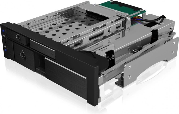 ICY BOX marco HDD para 1x 2,5" y 1x 3,5" SATA/SAS