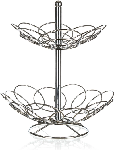 soporte de cocina de alambre LINEA 30 × 33 cm cromado