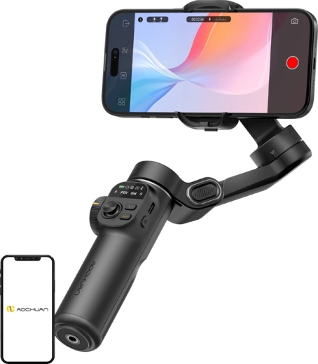 AOCHUAN Smart X2 estabilizador estándar para smartphone negro