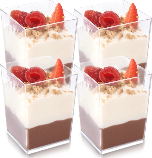 Vasitos para postres y aperitivos 160 ml, 4 uds