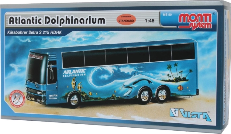 Kit de construcción del autobús Setra Atlantic Dolphinarium Monti System 50