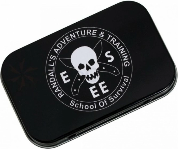 ESEE caja metálica de bolsillo para supervivencia 9,5 × 5,5 × 2 cm