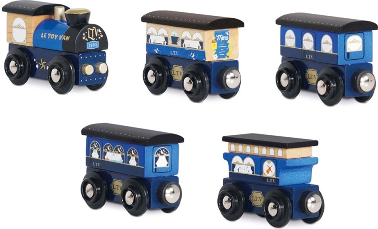Tren de madera Twilight con set de vagones Le Toy Van