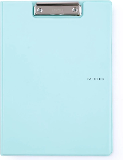 Carpeta con pinza A4 de plástico Pastelini verde