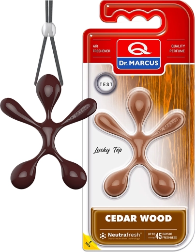 Dr. Marcus Lucky Top ambientador para coche Cedar Wood