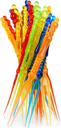 Tenedores para aperitivos 10,5 cm, 25 uds.