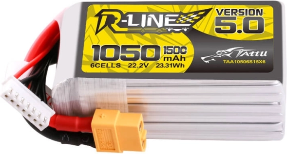 Batería LiPo Tattu R-Line 1050mAh 22.2V 150C