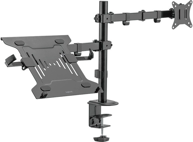 Brazo doble para monitor y portátil