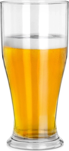 Vaso de cerveza de plástico irrompible 520 ml