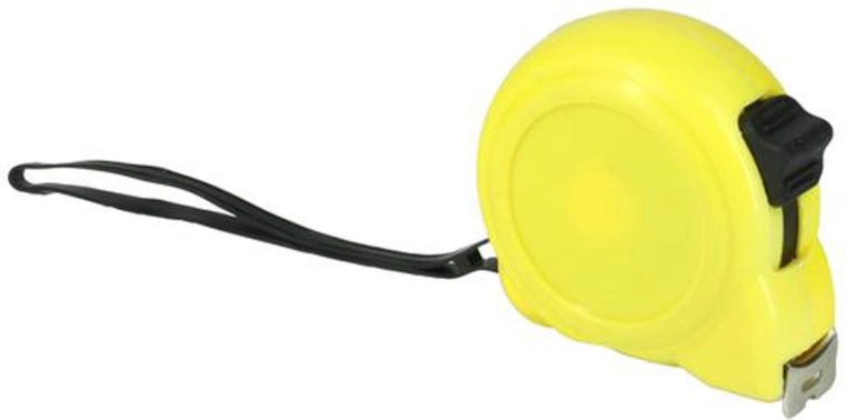 Cinta métrica retráctil de 5 m × 19 mm, amarilla