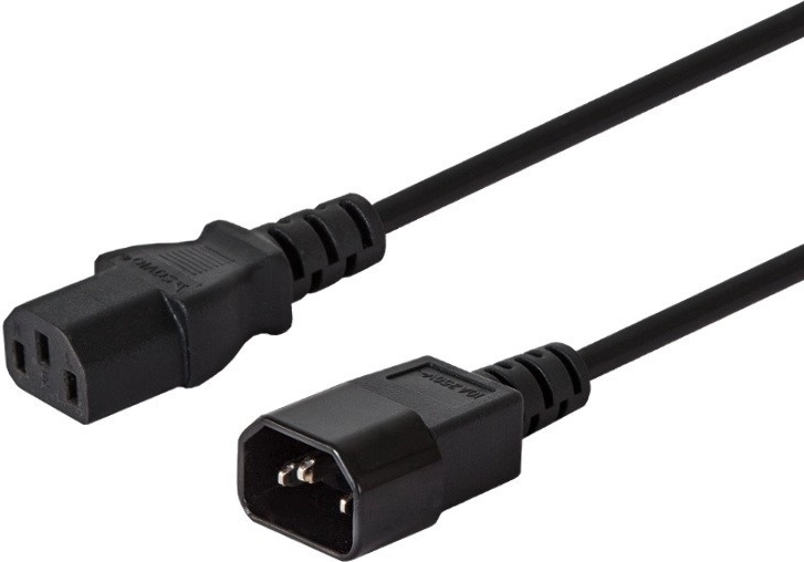 Cable alargador para ordenador IEC 1,2 m