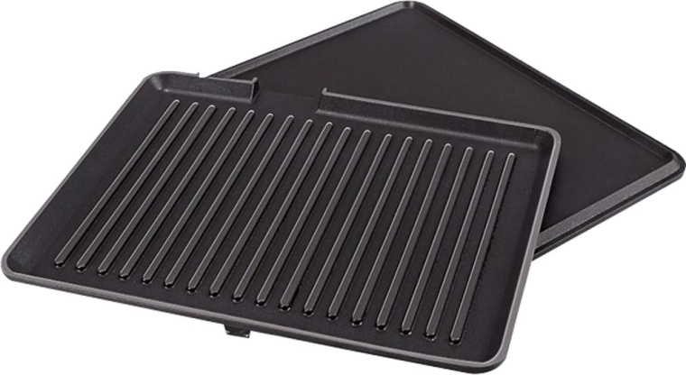 Dos placas de grill antiadherentes