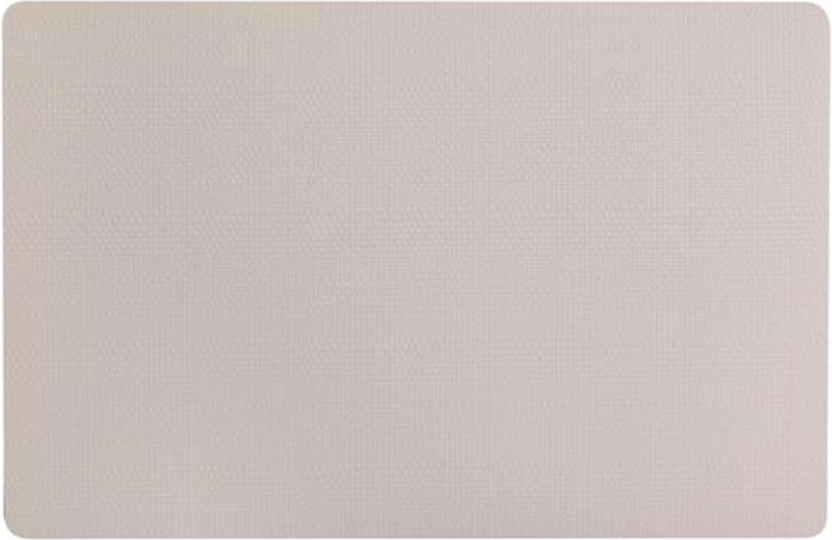 Mantel individual de PVC beige 44 × 28,5 cm
