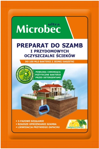 Microbec Ultra preparado enzimático para fosas sépticas y depuradoras domésticas 25 g