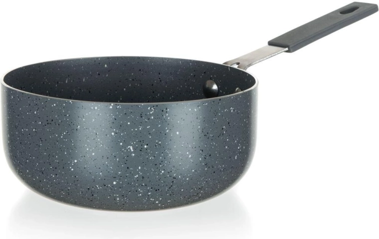 Cazo con revestimiento antiadherente GRANITE Grey 14 cm