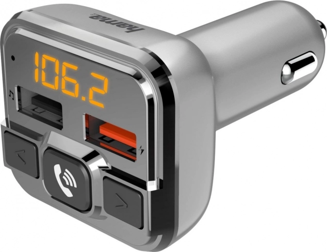 Transmisor FM con Bluetooth y cargador de 18 W