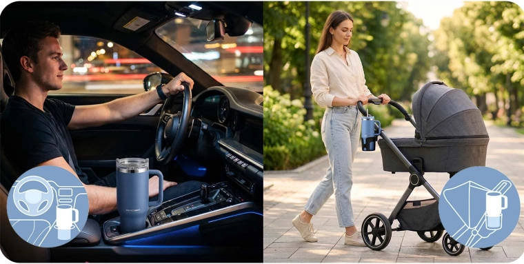 Para viajar, para el trabajo y para el coche