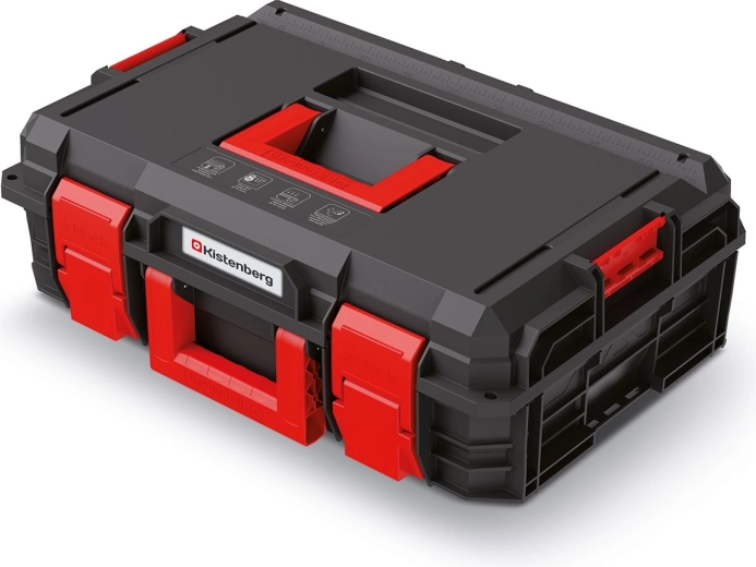 Maletín para herramientas X‑BLOCK PRO, 546 × 380 × 194 mm, negro