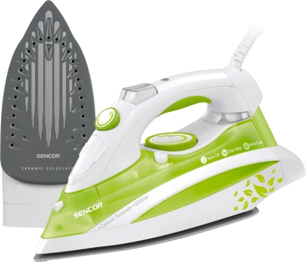 Plancha de vapor Sencor con suela cerámica
