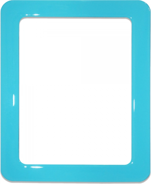 Marco magnético autoadhesivo de 12,3 × 8,1 cm – Azul claro 19 × 23,8 cm