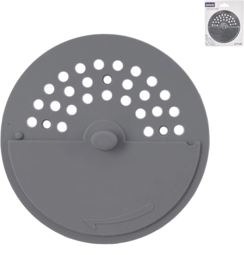 Tapón giratorio para desagüe Twist TPE 11 cm gris