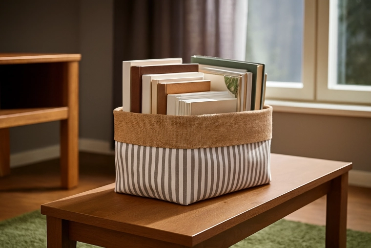 Perfecta para libros, textiles y juguetes