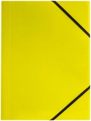 Carpeta de cartón con goma A4, verde lima