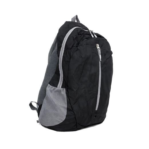 Mochila de viaje plegable 34 × 48 × 10 cm negra
