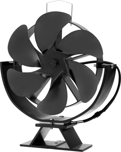 Ventilador inclinable para estufa/chimenea Zeta