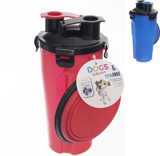Set de cuenco y vaso para perro de polipropileno