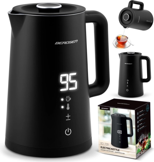 Hervidor eléctrico rápido 1,7 l con control táctil BERDSEN