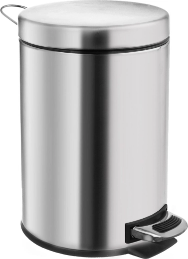 Papelera de acero inoxidable con pedal 20 l