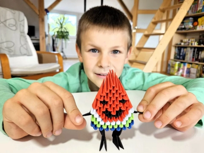 Decoración 3D colorida