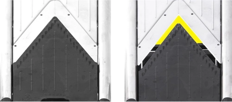 Regulación precisa del grosor 1–6 mm