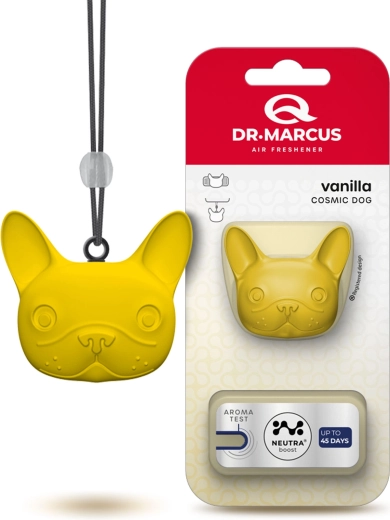 Dr. Marcus Cosmic Dog ambientador para coche de vainilla