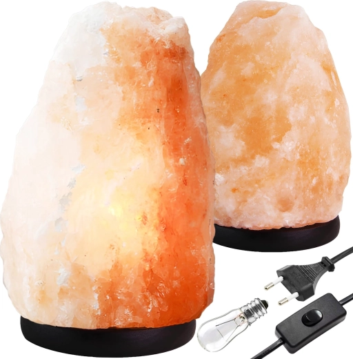 Lámpara decorativa de sal del Himalaya