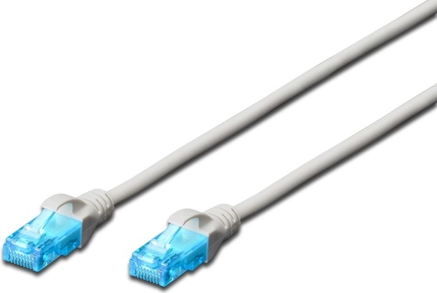 Cable patch U/UTP categoría 5e 0,5 m gris