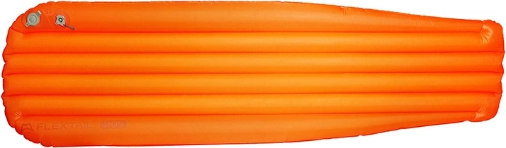 Flextail Tiny sleeping pad AVS mummy colchoneta inflable naranja