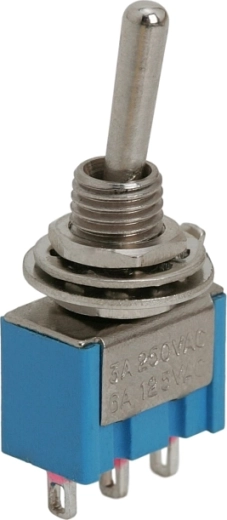 Interruptor de palanca ON-OFF-ON de 3 A