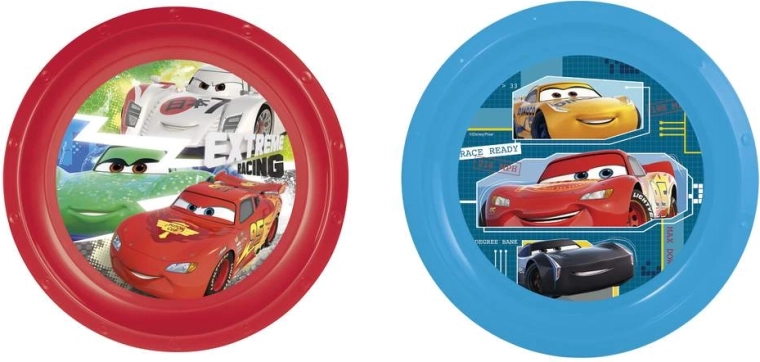 Plato de plástico PP con motivo CARS 22 cm