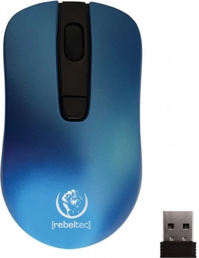 Ratón inalámbrico Rebeltec STAR azul 800/1000/1600 DPI