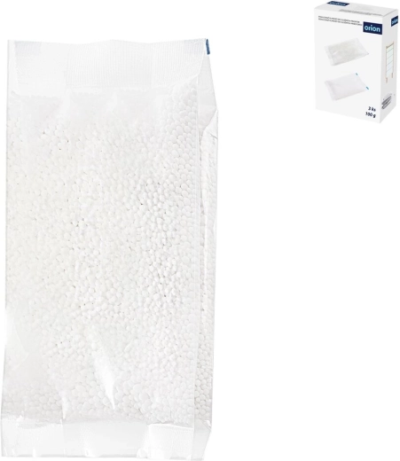 Absorbedor de humedad para espacios de almacenamiento, 100 g - 3 unidades