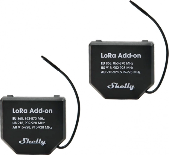 Juego de 2 relés para el dispositivo Shelly LoRa EU868 Gen.3/4