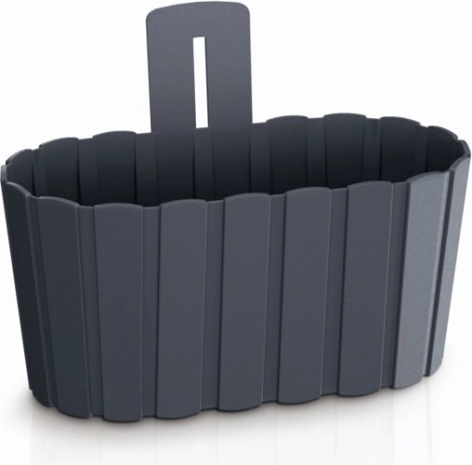 Macetero colgante Boardee Wall 27,4 cm antracita