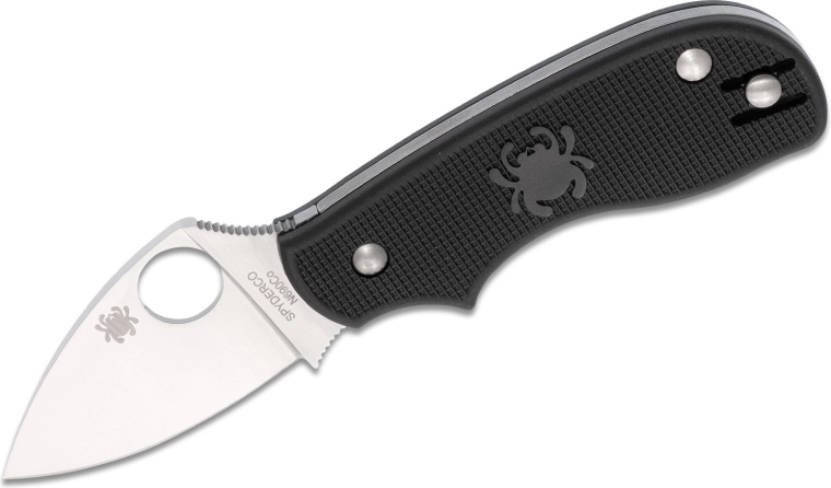 Spyderco Squeak Lightweight navaja de bolsillo plegable 5,1 cm negra FRN