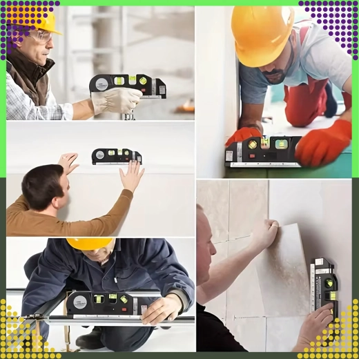 3 burbujas para horizontal, vertical y 45°