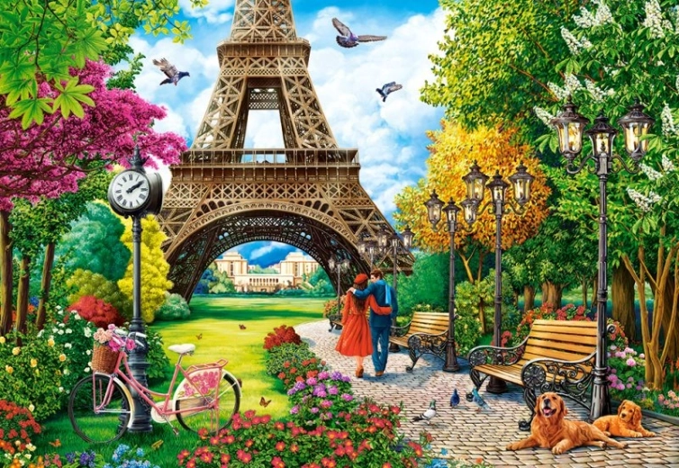 Rompecabezas de 1000 piezas Primavera en París